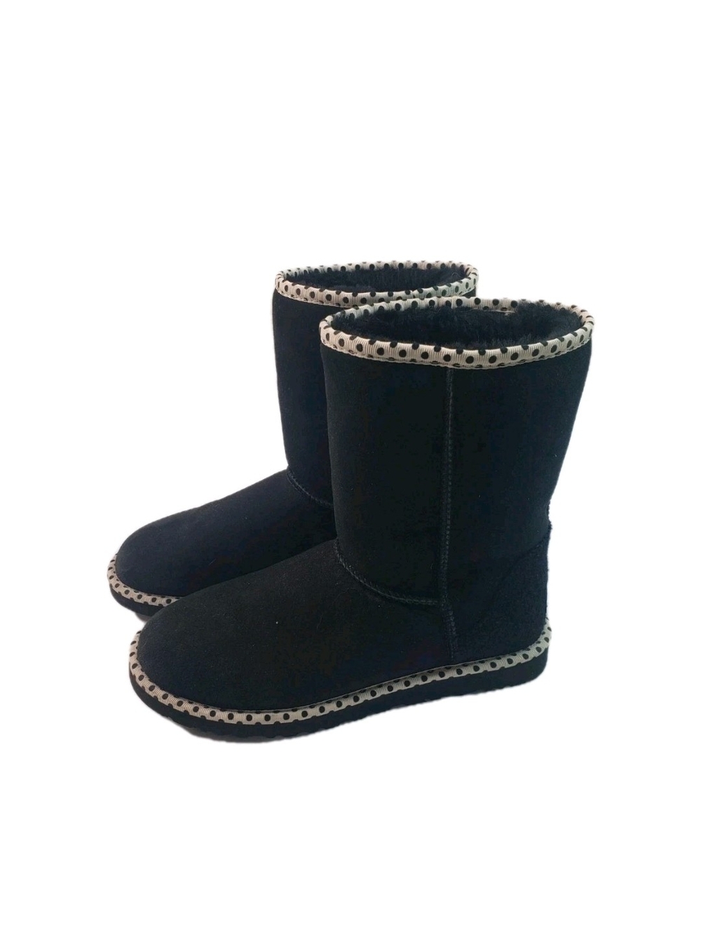 Ugg Australia Short 78 Shearling Boots Womens Size 9 Black